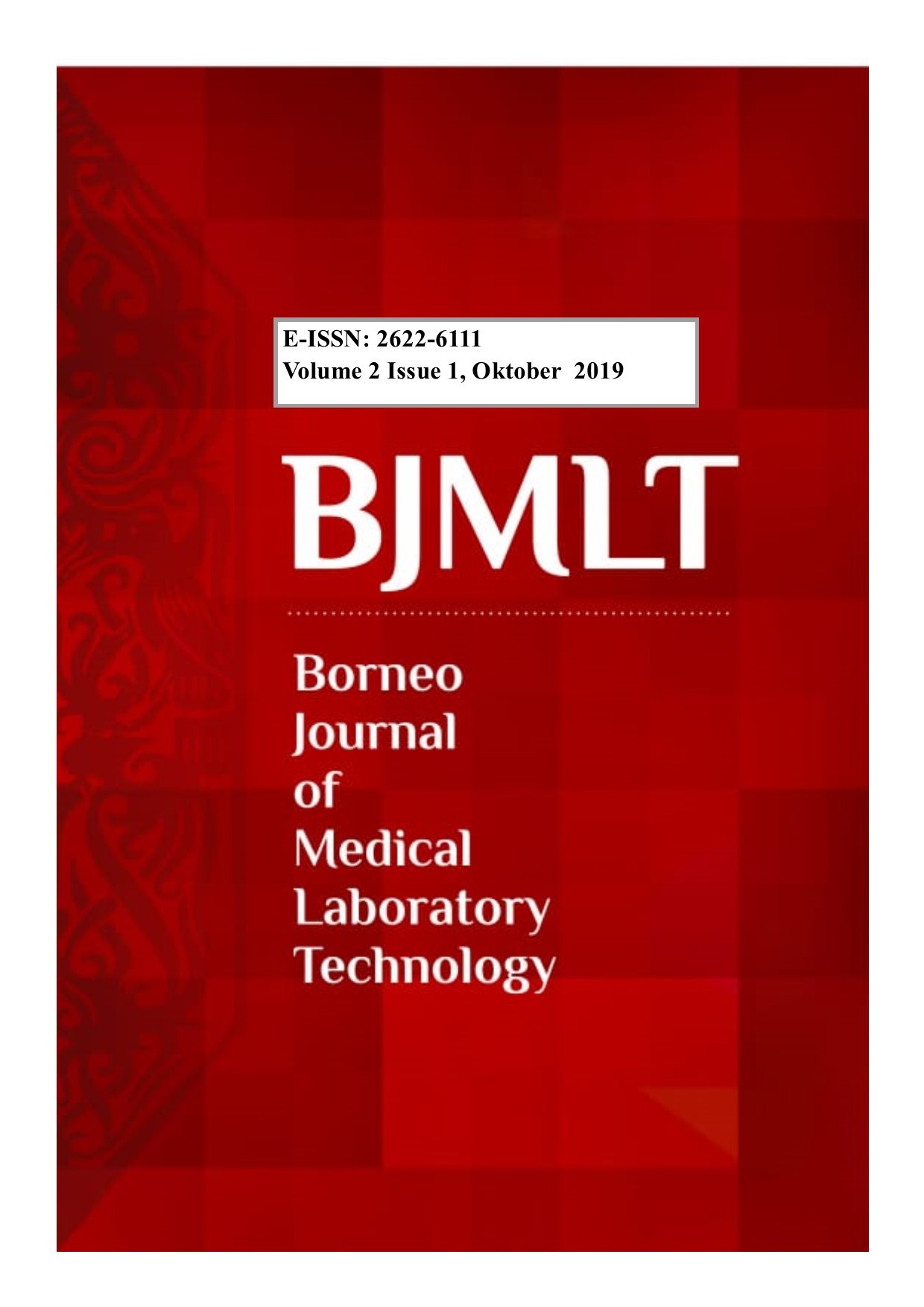 					View Vol. 2 No. 1 (2019): Borneo Journal of Medical Laboratory Technology
				
