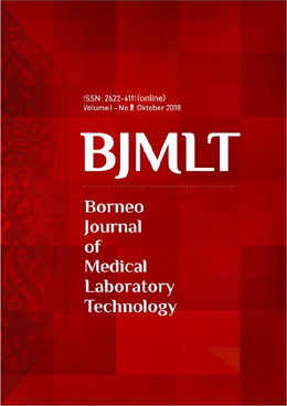 					View Vol. 1 No. 1 (2018): Borneo Journal of Medical Laboratory Technology
				