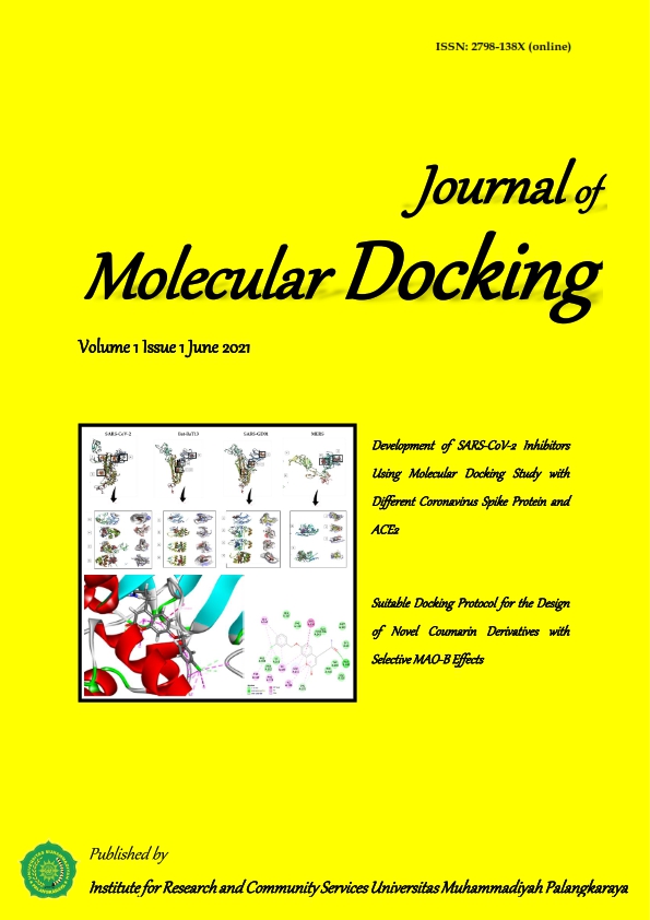 					View Vol. 1 No. 1 (2021): Journal of Molecular Docking
				