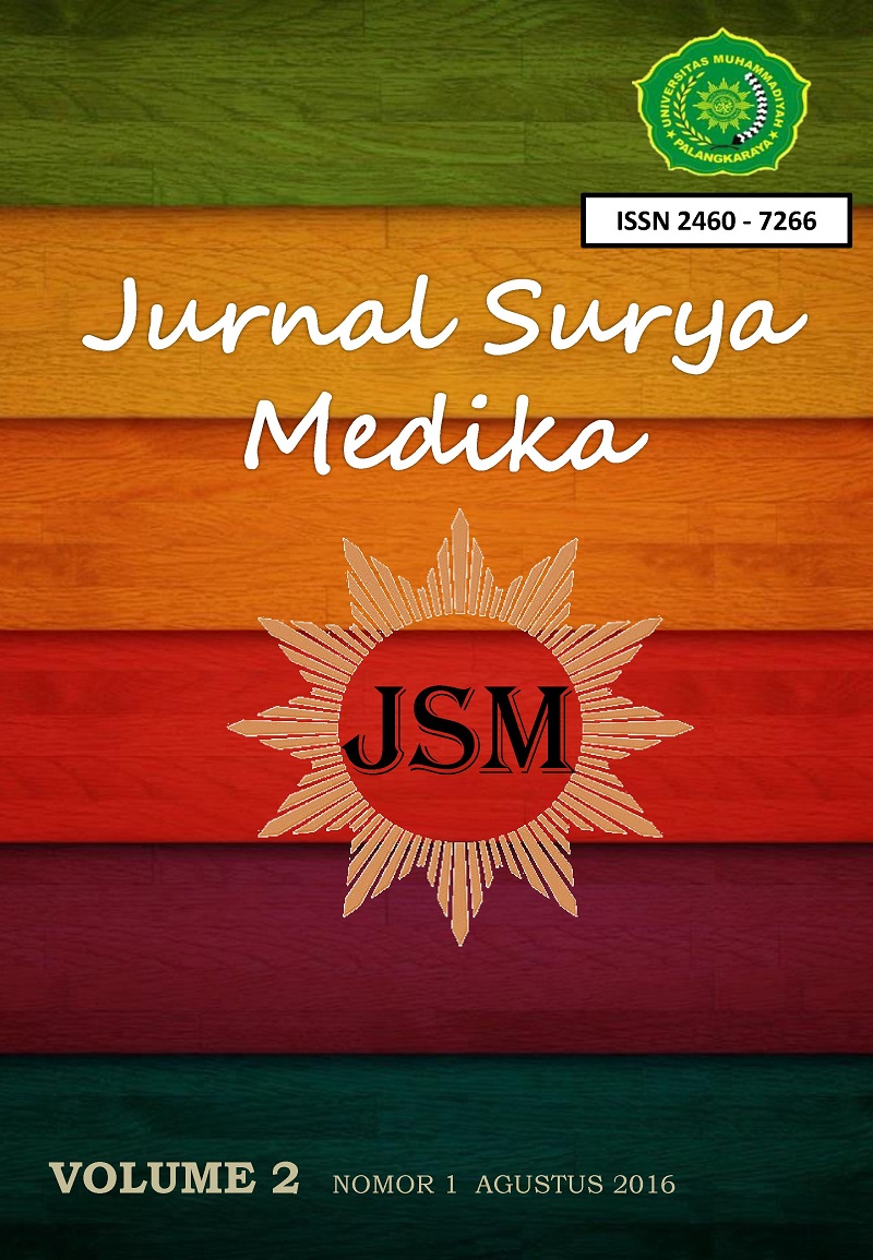 					View Vol. 3 No. 2 (2018): Jurnal Surya Medika
				