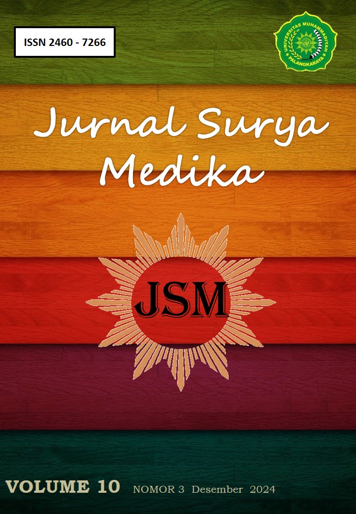 					View Vol. 10 No. 3 (2024): Jurnal Surya Medika (JSM)
				