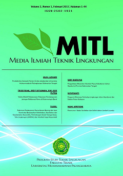 					View Vol. 4 No. 2 (2019): Media Ilmiah Teknik Lingkungan
				